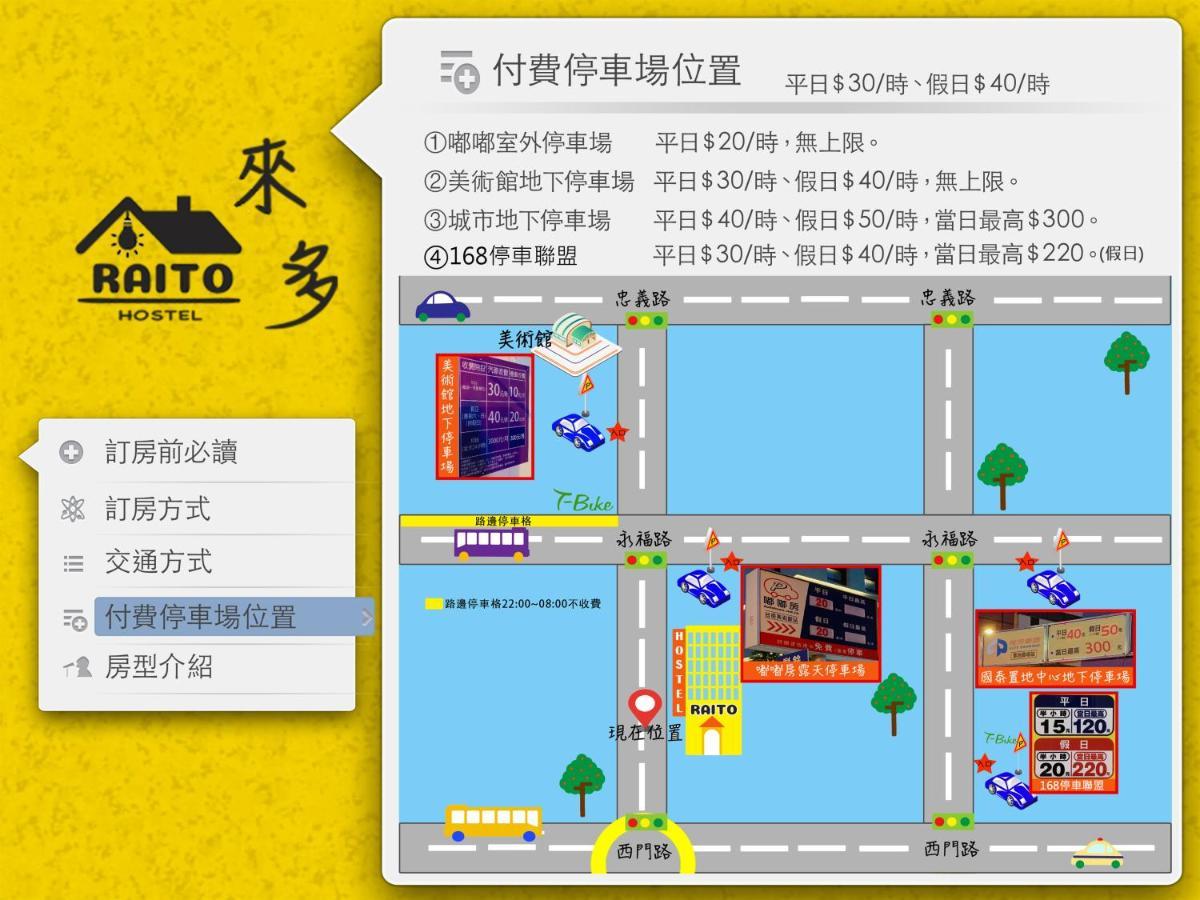 Raito Hostel來多旅宿台南民宿 Exterior photo